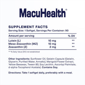 MacuHealth Triple Carotenoid Formula